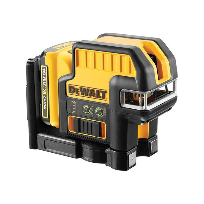 Dewalt Power Tools DCE0825D1G 5 Spot Cross Line Laser Green 12V 1 x 2.0Ah Li-ion DeWALT Power Tools - Town Tools