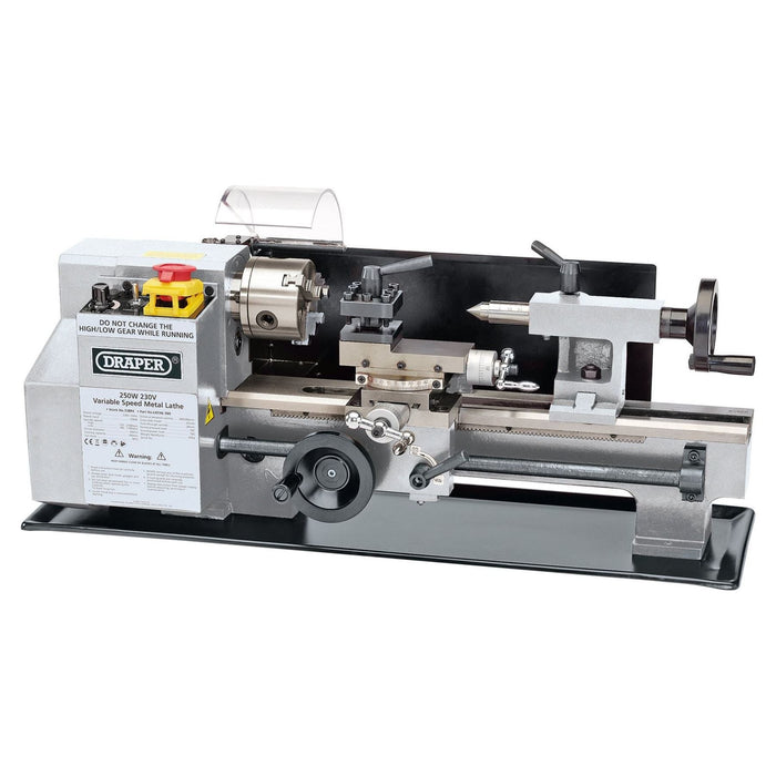 Draper Variable Speed Metal Work Lathe, 250W 33893 Draper - Town Tools 