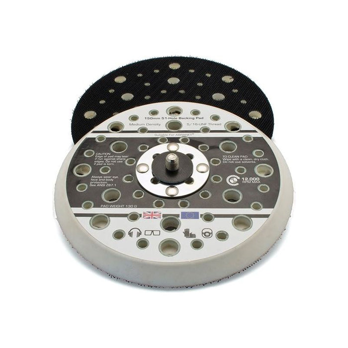 Flexipads World Class Dual Action Sander Pad 150mm GRIP® 5/16 UNF Flexipads World Class - Town Tools