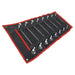 Sealey Offset Double End Ring Spanner Set 8pc Metric AK6327 Sealey - Town Tools 