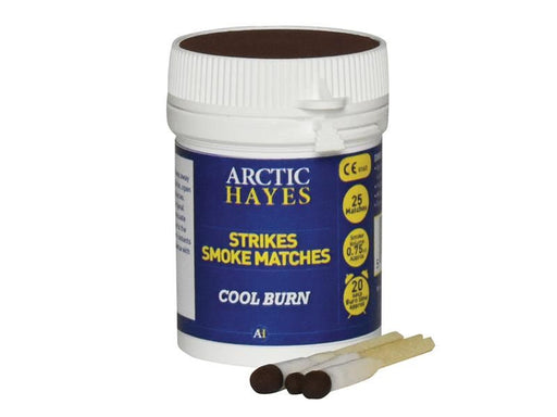 Arctic Hayes 'Strikes' Smoke Matches (Tub 25) Arctic Hayes - Town Tools