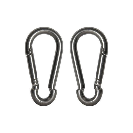 Faithfull Fire Brigade Snap Hook Stainless Steel 6mm (Pack 2) Faithfull - Town Tools