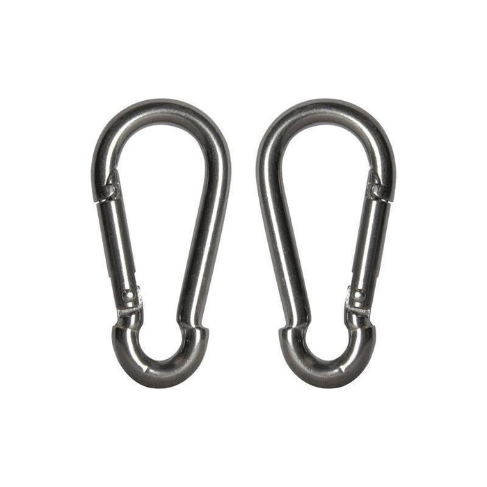 Faithfull Fire Brigade Snap Hook Stainless Steel 6mm (Pack 2) Faithfull - Town Tools