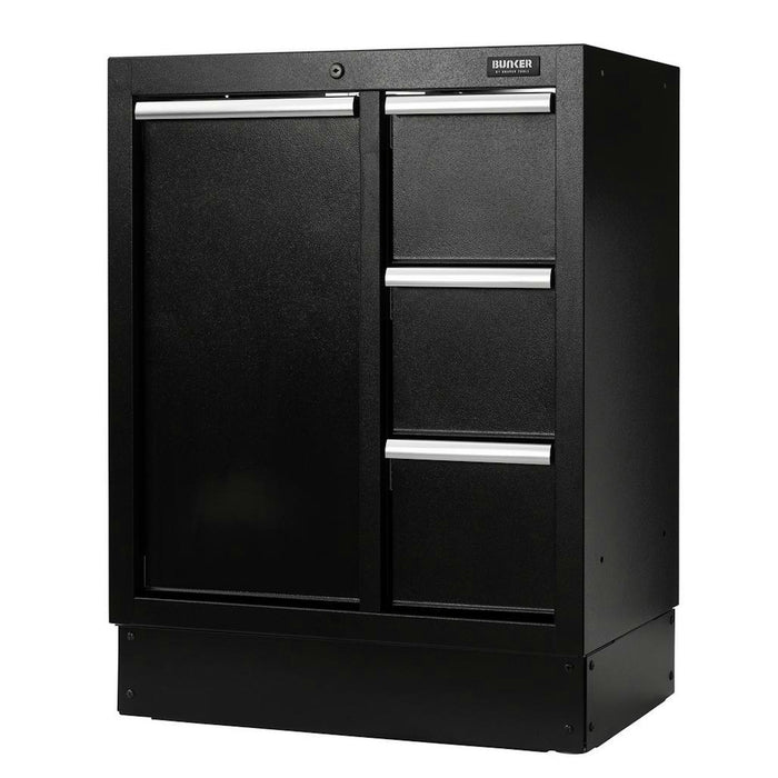 Draper BUNKER Modular Power Tool Base Cabinet, 4 Drawer, 680mm - MS400-PTBC