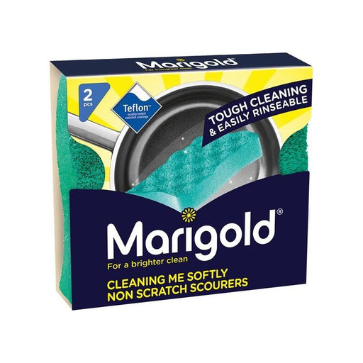 Marigold Cleaning Me Softly Non-Scratch Scourers x 2 (Box 14) Marigold - Town Tools