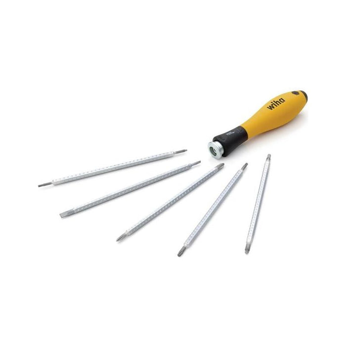 Wiha SYSTEM 4 SoftFinish® ESD Interchangeable Screwdriver Set, 12 Piece Wiha - Town Tools