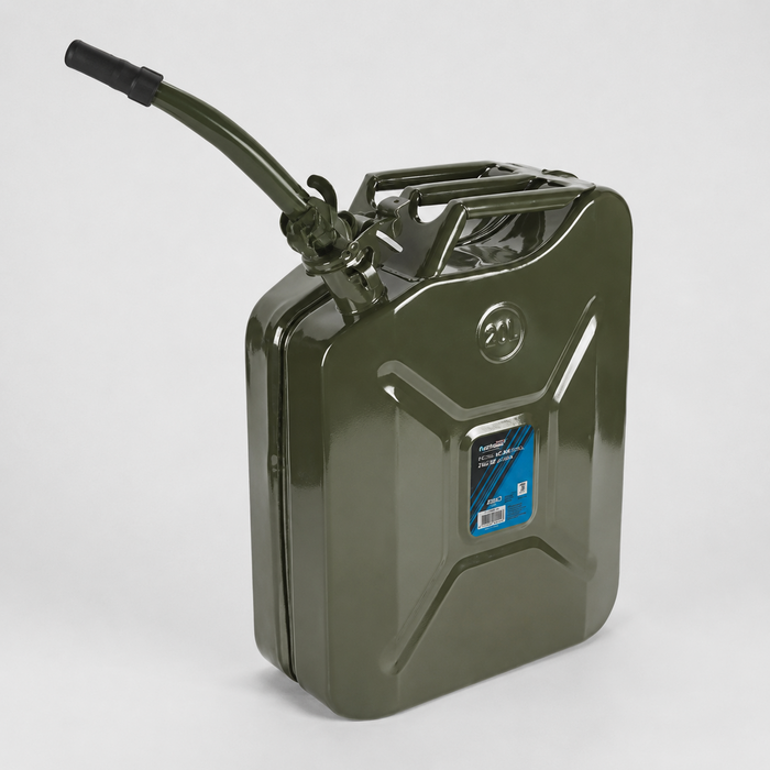 Summit Steel Jerry Can Green 20Ltr & Spout