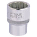 Draper Elora Bi-Hexagon Socket, 1/2" Sq. Dr., 23mm 24682 Draper - Town Tools 