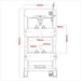 Viking Floor Type Air/Hydraulic Press with Sliding Ram and Foot Pedal 50 Tonne Viking - Town Tools 