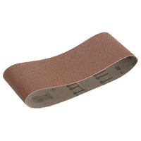 Faithfull Cloth Sanding Belt 457 x 75mm 80G (Pack 3)