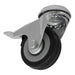 Sealey Castor Wheel Bolt Hole Swivel with Brake50mm SCW150SBL Sealey - Town Tools 