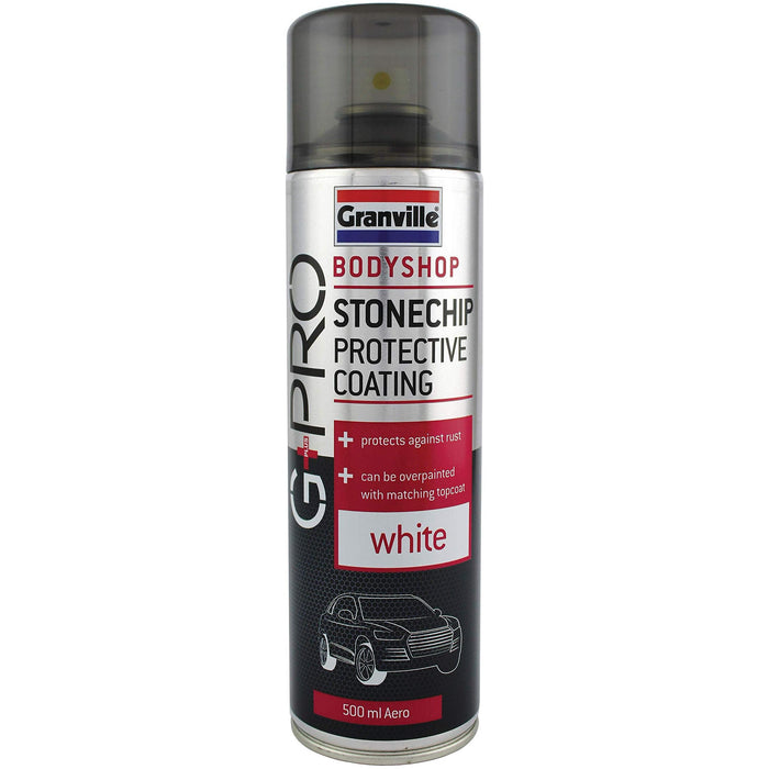 Granville Stone Chip Protective Coating - White - 500ml Granville - Town Tools 