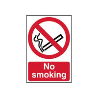 Scan No Smoking - PVC Sign 200 x 300mm
