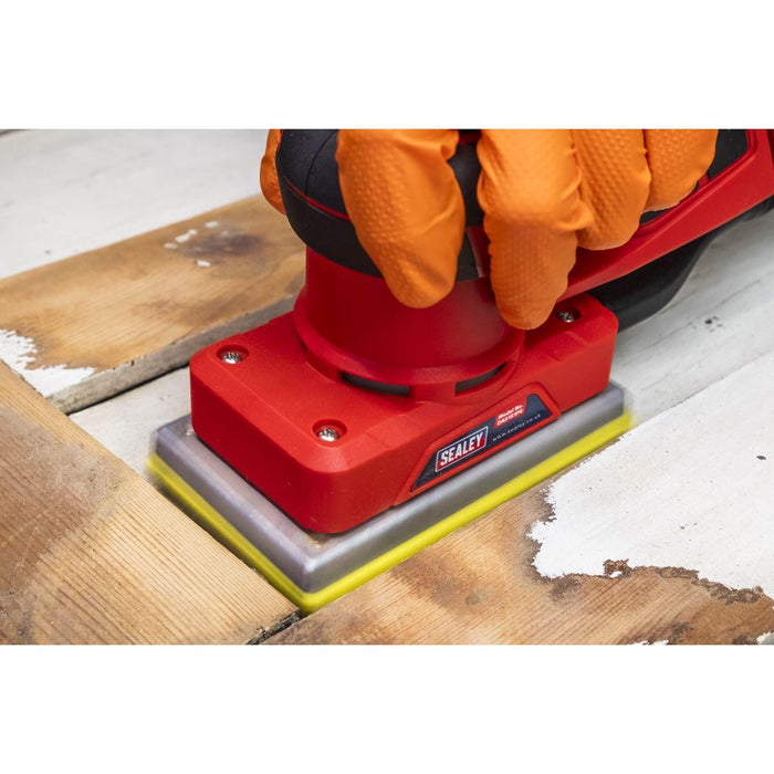 Sealey Variable Speed Brushless Orbital Sander 80 x 133mm 350W DAS151PS Sealey - Town Tools 