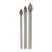 Silverline Tile & Glass Drill Bit Set 3pce 5, 6 & 8mm Silverline - Town Tools 