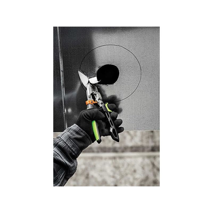 Fiskars PowerGear™ Aviation Snip Offset Right Cut 250mm (10in) Fiskars - Town Tools