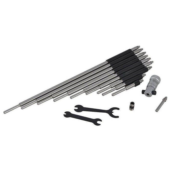 Starrett 124MBZ Inside Micrometer 50-300mm (10 Rod Set) Starrett - Town Tools