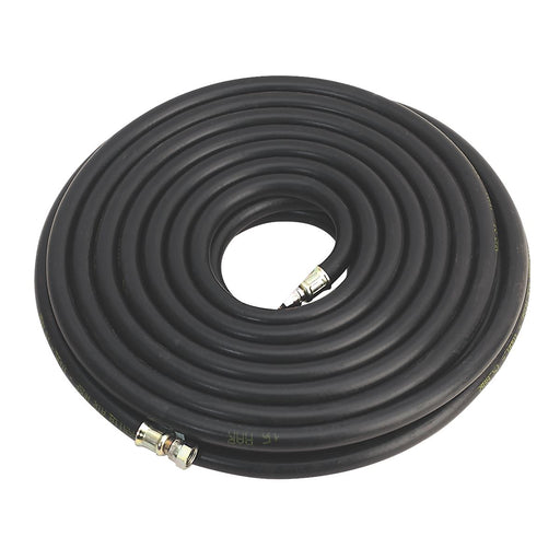 Sealey Heavy-Duty Air Hose with 1/4"BSP Unions 15m x 10mm AH15RX/38 Sealey - Town Tools 