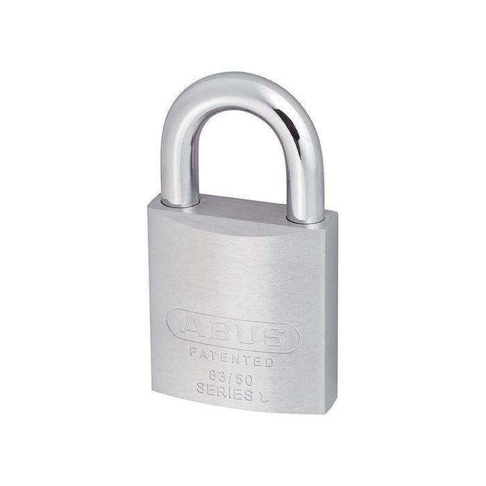Abus Mechanical 83/50mm Chrome Plated Brass Padlock Carded ABUS Mechanical - Town Tools