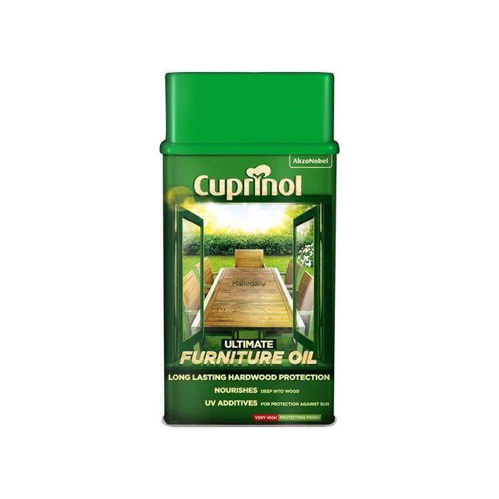 Cuprinol Ultimate Furniture Oil Mahogany 1 litre Cuprinol - Town Tools