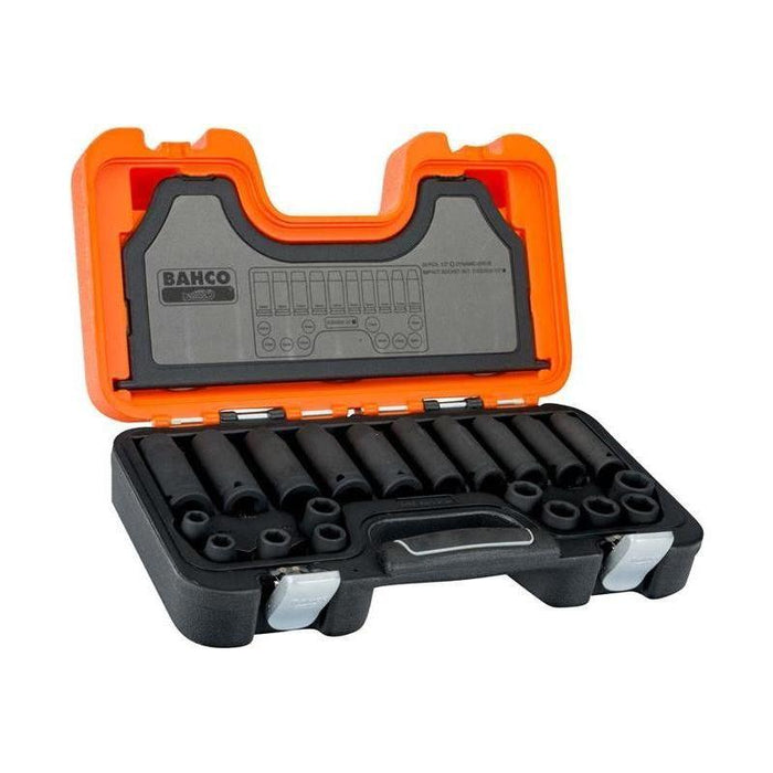 Bahco D-DD/S20 1/2in Drive Impact Socket Set, 20 Piece Bahco - Town Tools