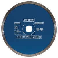 Draper Continuous Diamond Blade, 180mm 99780