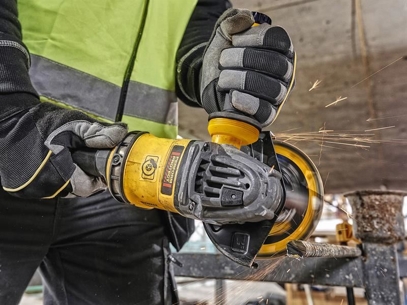 DeWALT Power Tools DCG418SHDX XR FlexVolt Detect Angle Grinder 125mm 54V 2 x 9.0Ah Li-ion DeWALT Power Tools - Town Tools