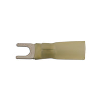 Connect Yellow Heat Shrink Fork Terminal 4.0mm 25pc 30235
