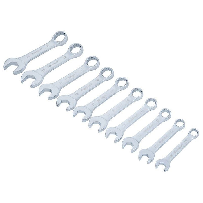 Bluespot Tools Stubby Combination Spanner Set, 10 Piece BlueSpot Tools - Town Tools
