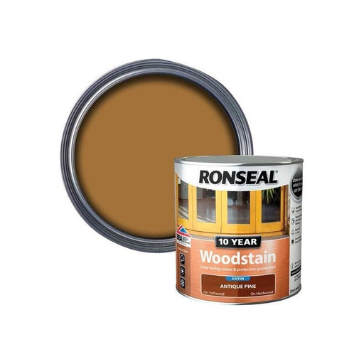 Ronseal 10 Year Woodstain Antique Pine 750ml Ronseal - Town Tools
