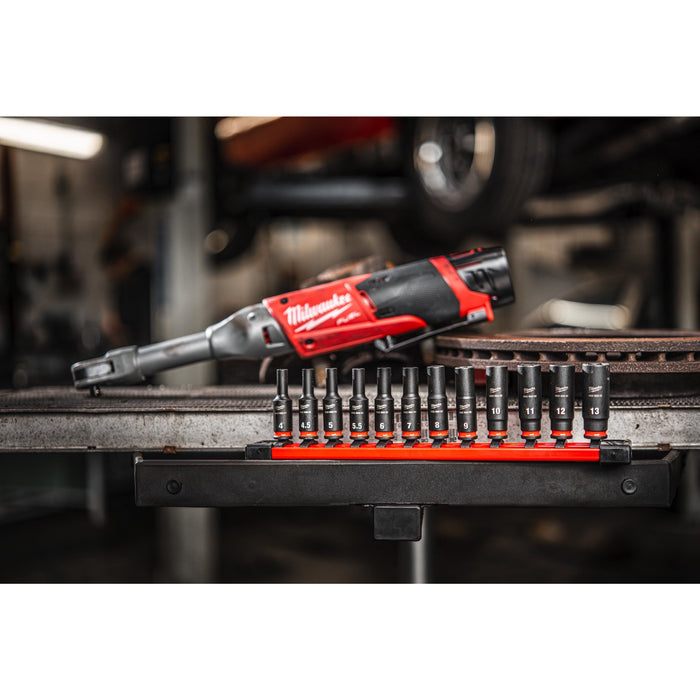 Milwaukee 12 Piece ShockWave 1/4" Drive Impact Socket Set Milwaukee - Town Tools 