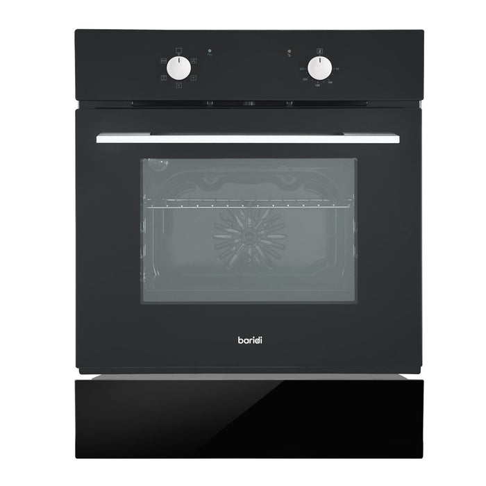 Baridi  Fan-Assisted Electric Oven 60cm 55L Capacity with Warming Drawer