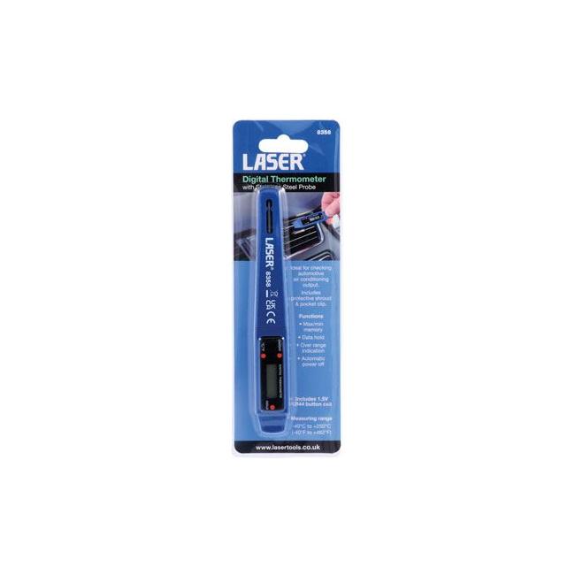 Laser Digital Thermometer 8358 Laser - Town Tools 