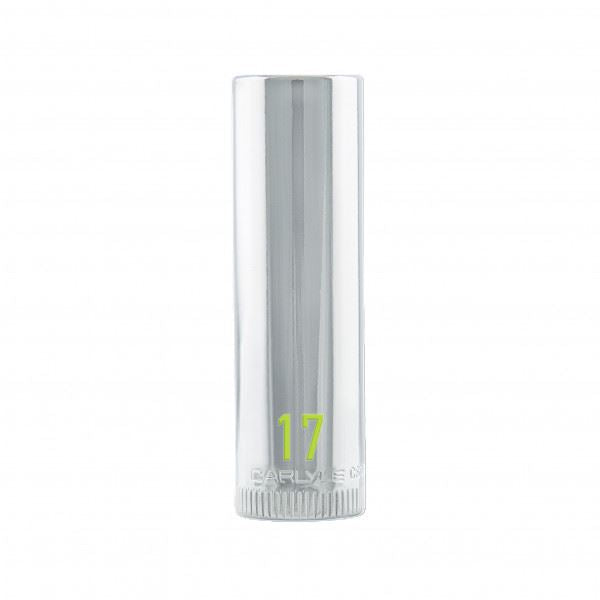 Carlyle Tools 3/8Dr 17mm 12Pt Deep Chrome Socket