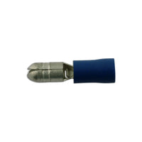 Tool Connection Blue Male Bullet Terminal 5mm 10pc 36875