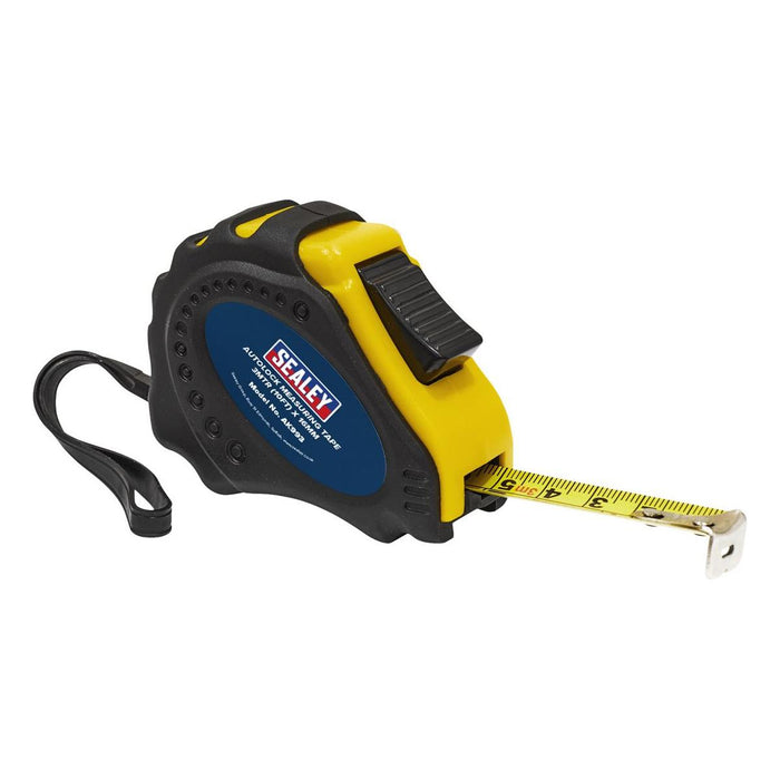 Sealey Metric/Imperial Auto Lock Tape Measure 3m(10ft) x 16mm AK993 Sealey - Town Tools 