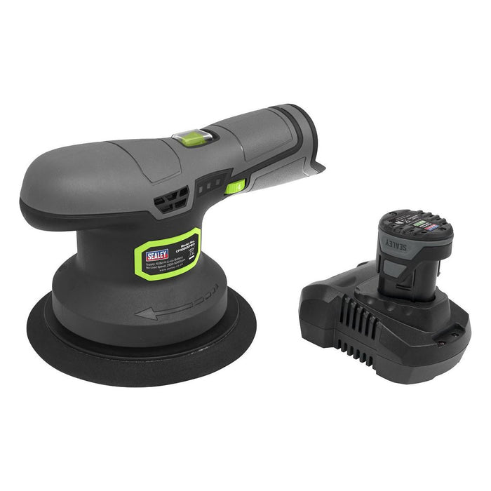 Sealey Dual Action Sander/Polisher Kit 10.8V SV10.8 Series150mm CP108VSP Sealey - Town Tools 