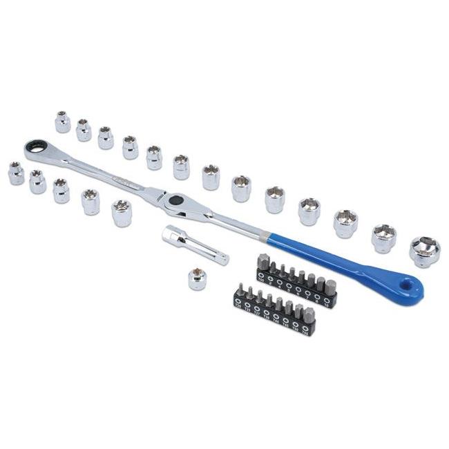 Laser Auxiliary Belt Wrench Set 3/8"D 37pc 8094