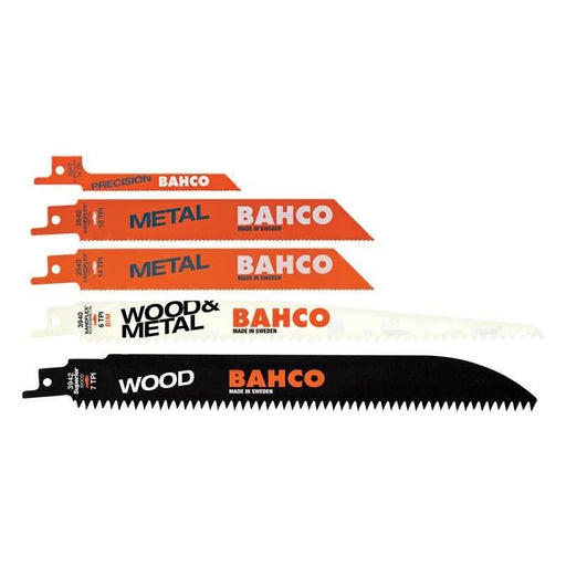 Bahco Sabre Saw Blade Set, 5 Piece Bahco - Town Tools