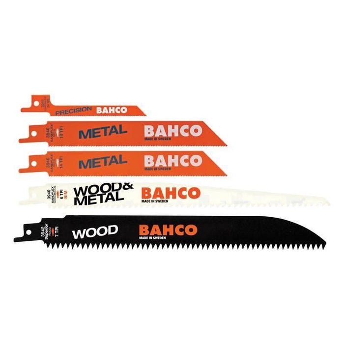 Bahco Sabre Saw Blade Set, 5 Piece Bahco - Town Tools