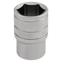 Draper Socket, 1/4" Sq. Dr., 12mm 16515