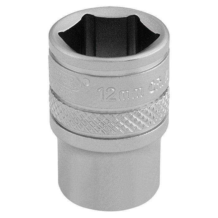 Draper Socket, 1/4" Sq. Dr., 12mm 16515 Draper - Town Tools 