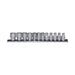 Teng Tools 1/4" Socket Clip Rail Set 6 pt 12 Pieces Teng Tools - Town Tools 