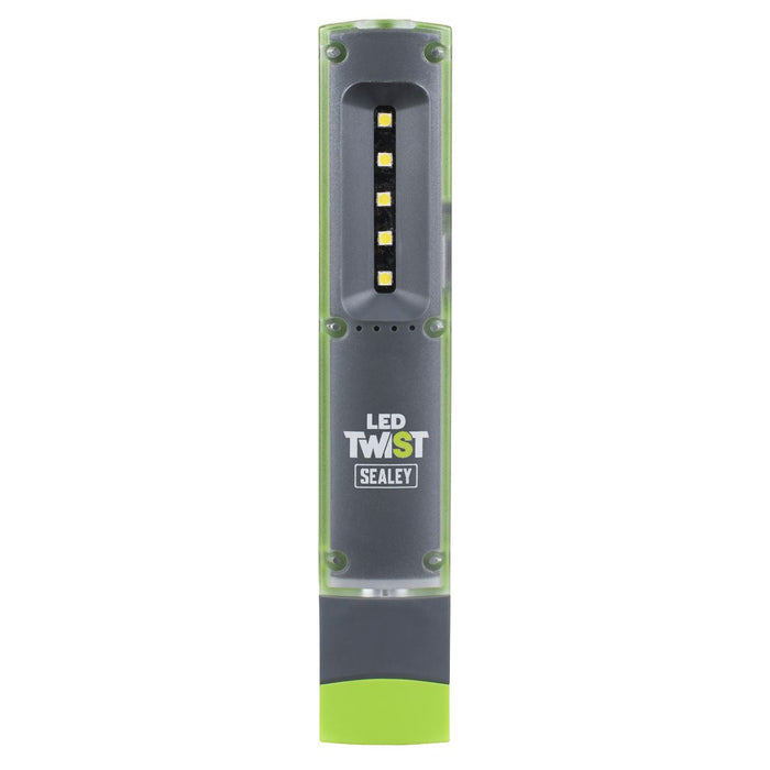 Sealey LED Twist Rechargeable Inspection Light 1W & 1W SMD LED201G Sealey - Town Tools 