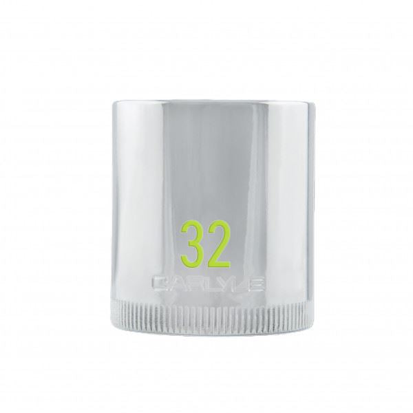Carlyle Tools 1/2Dr 6Pt  32mm Chrome Socket