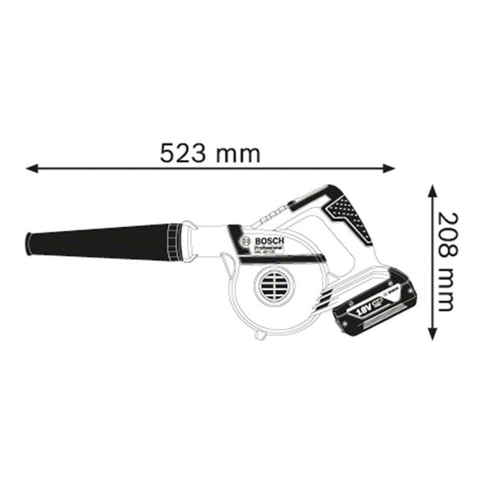 Bosch GBL 18V-120 Professional Blower 18V Bare Unit Bosch - Town Tools