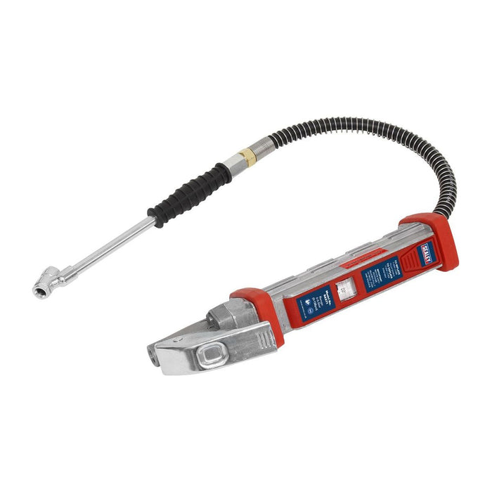 Sealey Tyre Inflator 0.5m Hose with Twin Push-On Connector SA371 Sealey - Town Tools 