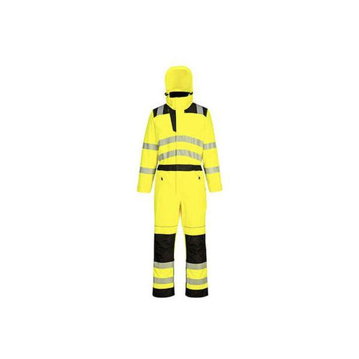 Portwest Pw3 Hi-Vis Rain Coverall 2XL PW355YBRXXL Portwest - Town Tools 