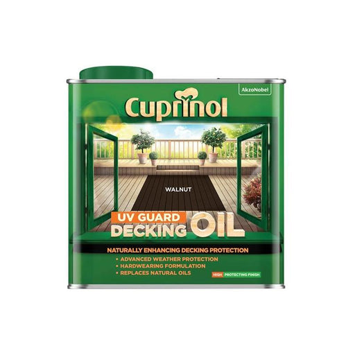 Cuprinol UV Guard Decking Oil Walnut 2.5 litre Cuprinol - Town Tools