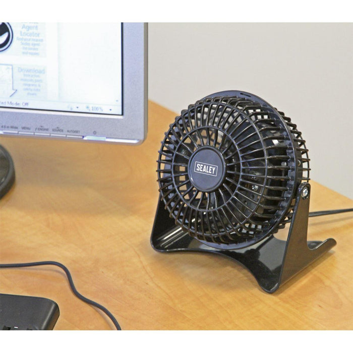 Sealey Desk Fan Mini 4" 230V SFF04